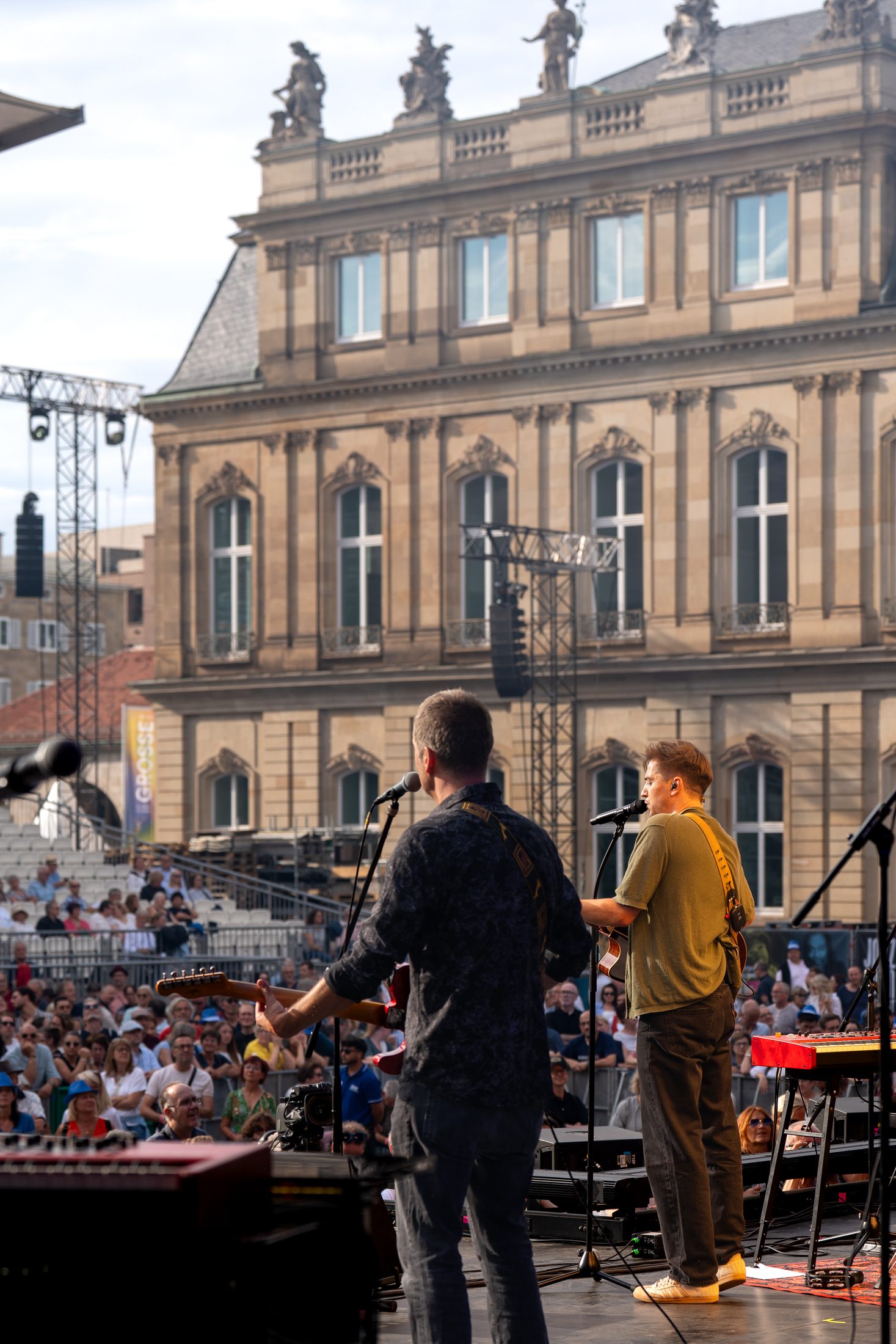 Live-Auftritt von Jochen Probst am Stuttgarter Schlossplatz